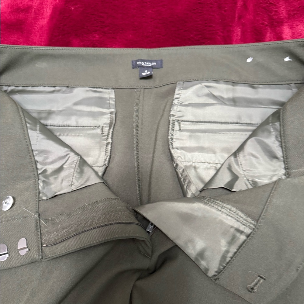 Ann Taylor Green Pants 12 never worn - Picture 3 of 8